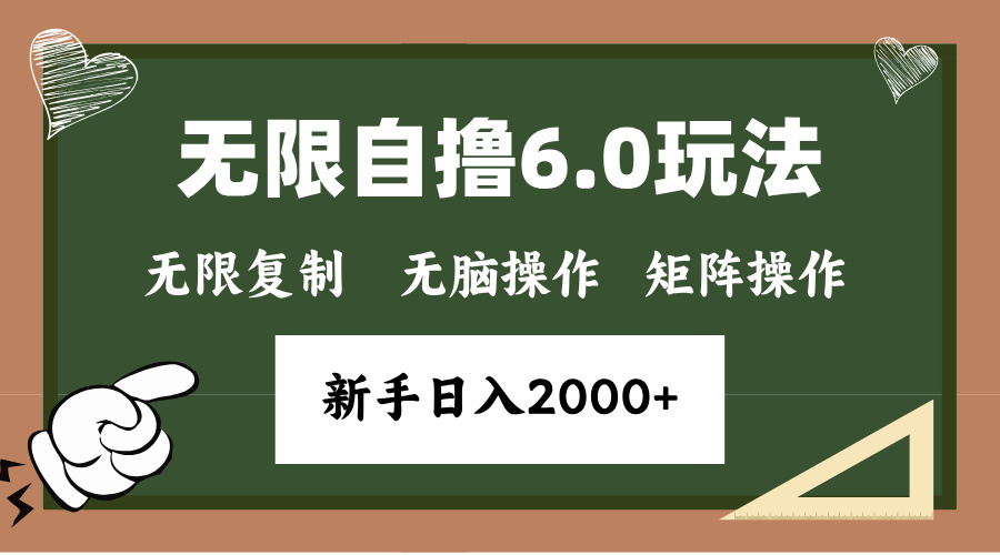 年底无限撸6.0新玩法，单机一小时18块，无脑批量操作日入2000+-热点1站 - 热点知汇专注网赚项目资源知识聚汇