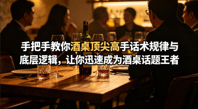 付费文章：手把手教你酒桌顶尖高手话术规律与底层逻辑，让你迅速成为酒桌话题王者(二十年全网独家经验分享)-热点1站 - 热点知汇专注网赚项目资源知识聚汇