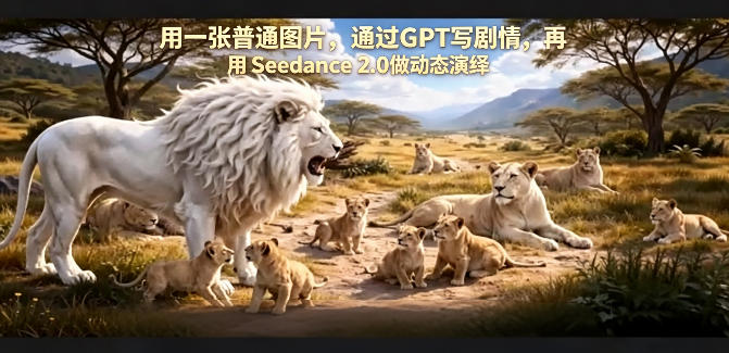 用一张普通图片，通过GPT写剧情，再用Seedance 2.0做动态演绎，居然能生成迪士尼风格搞笑动画-盟主1站 - 热点知汇专注网赚项目资源知识聚汇