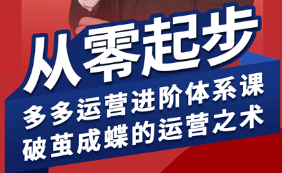 海神·拼多多运营进阶系统课(更新2026)-盟主1站 - 热点知汇专注网赚项目资源知识聚汇