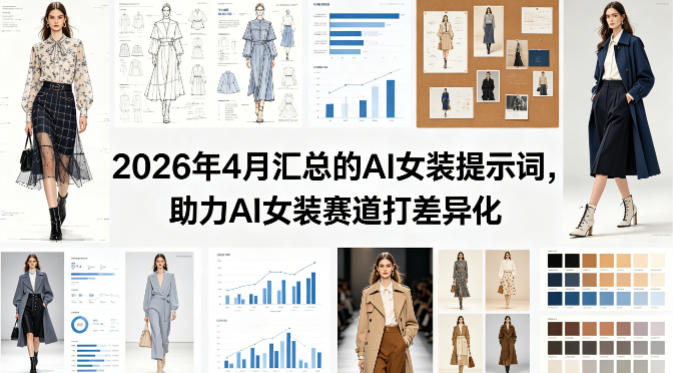 2026年4月汇总的AI女装提示词，助力AI女装赛道打差异化-盟主1站 - 热点知汇专注网赚项目资源知识聚汇