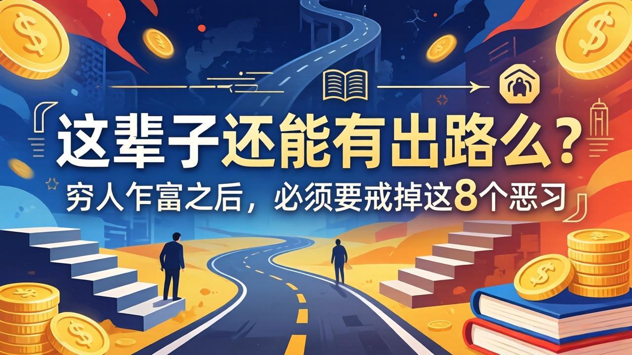 关于人生两篇付费文章【这辈子还能有出路么？】【穷人乍富之后，必须要戒掉这8个恶习】-盟主1站 - 热点知汇专注网赚项目资源知识聚汇