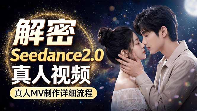 Seedance 2.0电影级真人 MV全流程拆解：提示词、运镜、粒子特效，手把手实操-盟主1站 - 热点知汇专注网赚项目资源知识聚汇