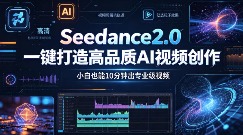 Seedance2.0一键打造高品质AI视频创作，小白也能10分钟出专业级视频-盟主1站 - 热点知汇专注网赚项目资源知识聚汇