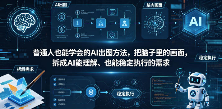 普通⼈也能学会的AI出图⽅法，把脑子里的画面，拆成AI能理解、也能稳定执行的需求【文档】-盟主1站 - 热点知汇专注网赚项目资源知识聚汇