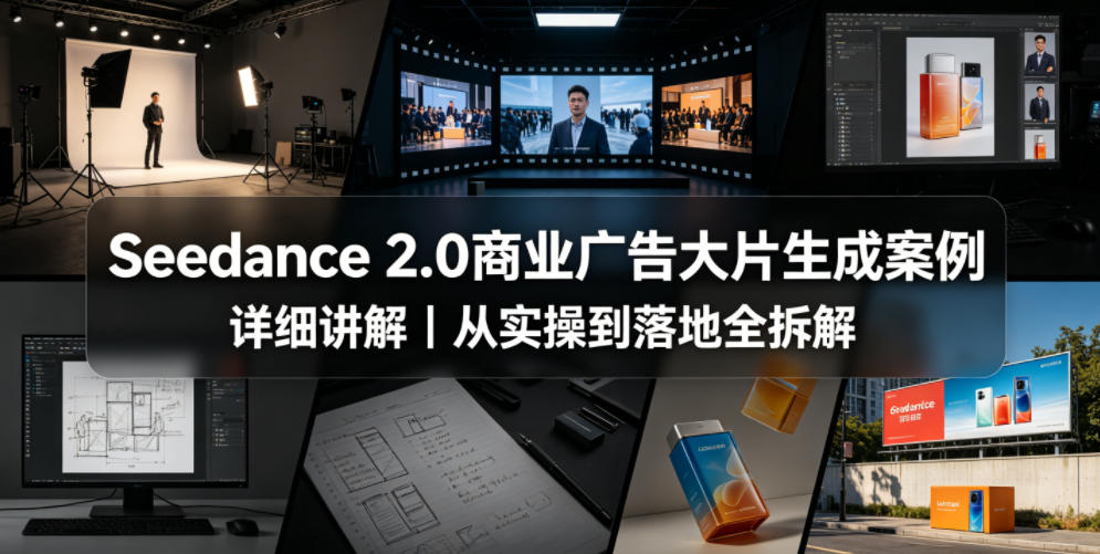 Seedance 2.0商业广告大片生成案例详细讲解｜从实操到落地全拆解-盟主1站 - 热点知汇专注网赚项目资源知识聚汇