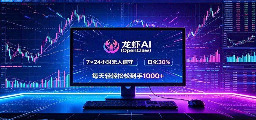 龙虾AI(OpenClaw)全自动挂机，智能操控电脑高效执行任务，每天轻松到手四位数-盟主1站 - 热点知汇专注网赚项目资源知识聚汇