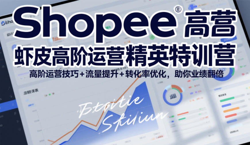 Shopee虾皮高阶运营精英特训营，高阶运营技巧+流量提升+转化率优化，助你业绩翻倍(更新26年5月)-盟主1站 - 热点知汇专注网赚项目资源知识聚汇