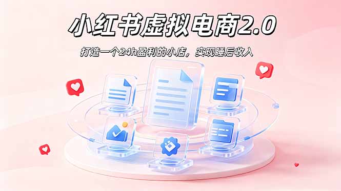 2026 年最强风口掘金项目：AI小红书虚拟电商，布局搜索流量，每日躺赚500+-盟主1站 - 热点知汇专注网赚项目资源知识聚汇