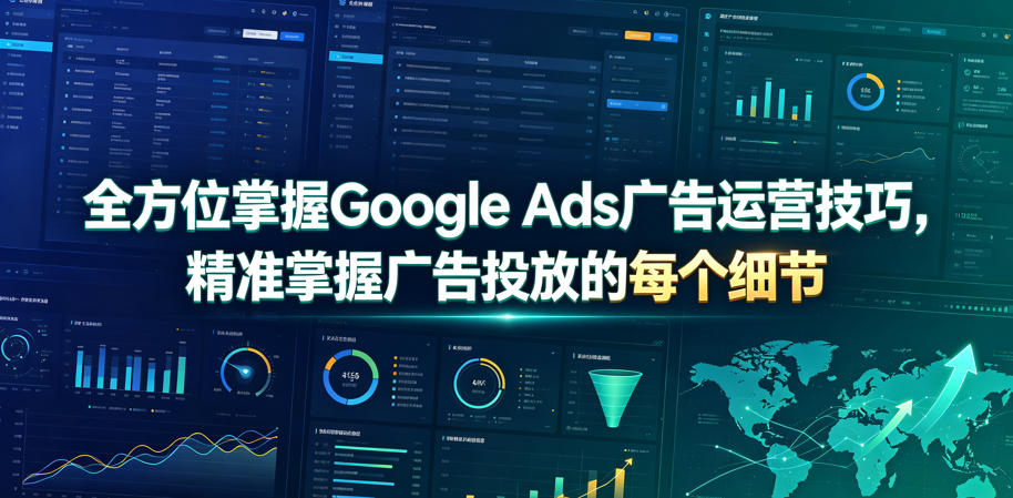 全方位掌握Google Ads广告运营技巧，精准掌握广告投放的每个细节【原创双语字幕】-盟主1站 - 热点知汇专注网赚项目资源知识聚汇