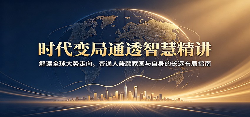 时代变局通透智慧精讲：解读全球大势走向，普通人兼顾家国与自身的长远布局指南-盟主1站 - 热点知汇专注网赚项目资源知识聚汇