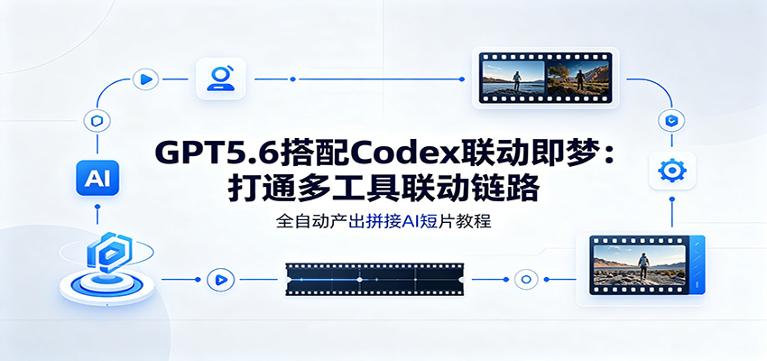 GPT5.6搭配Codex联动即梦：打通多工具联动链路，全自动产出拼接AI短片教程-盟主1站 - 热点知汇专注网赚项目资源知识聚汇