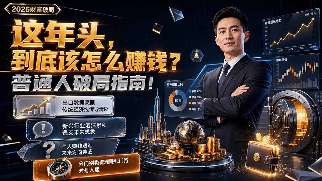 付费文章：这年头，到底该怎么赚钱？普通人破局指南！-盟主1站 - 热点知汇专注网赚项目资源知识聚汇