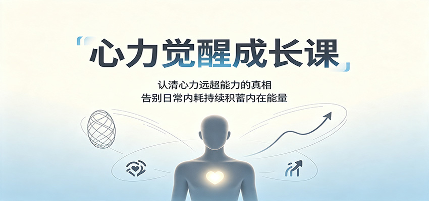 心力觉醒成长课：认清心力远超能力的真相，告别日常内耗持续积蓄内在能量-盟主1站 - 热点知汇专注网赚项目资源知识聚汇
