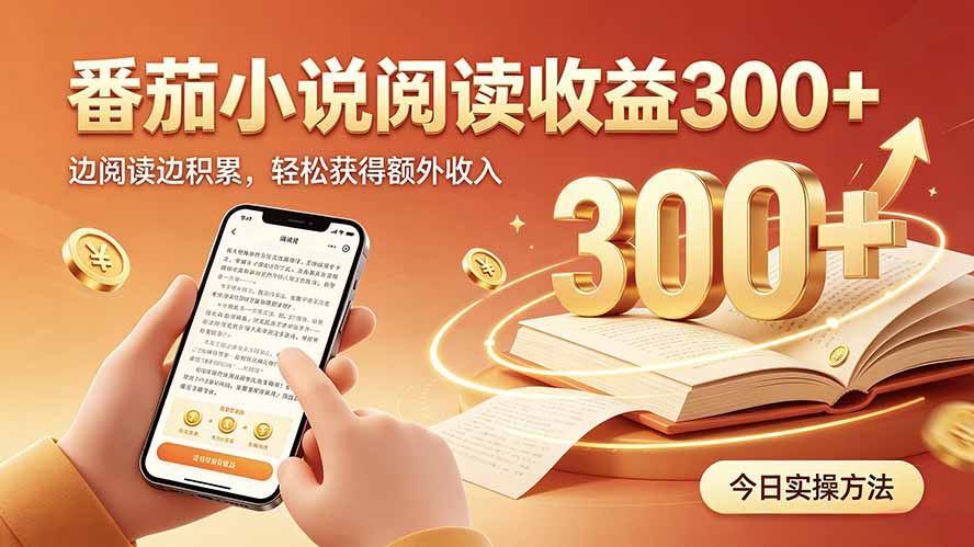 全自动番茄挂机玩法，日入300+，操作门槛低，一台电脑即可开展-盟主1站 - 热点知汇专注网赚项目资源知识聚汇