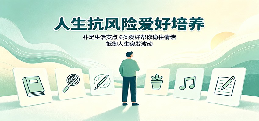 人生抗风险爱好培养：补足生活支点，6类爱好帮你稳住情绪，抵御人生突发波动-盟主1站 - 热点知汇专注网赚项目资源知识聚汇