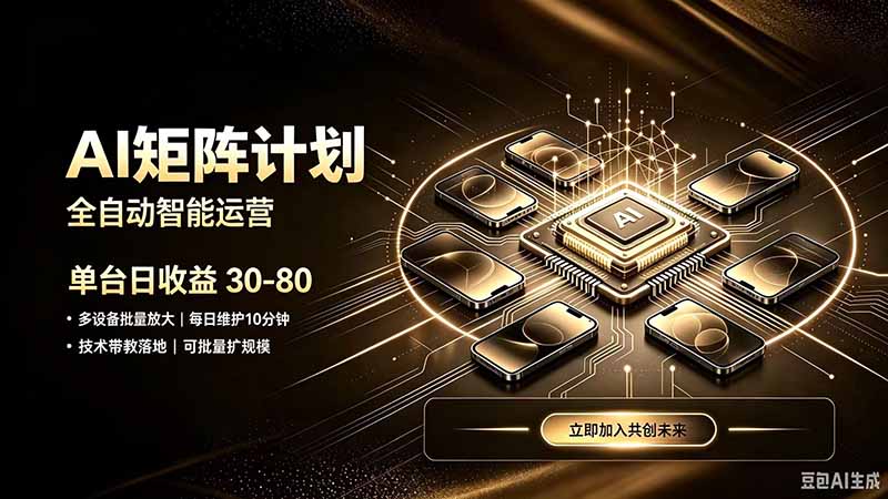 AI智能对话，矩阵规模化创业，全程技术扶持，长久稳定，日入800+-盟主1站 - 热点知汇专注网赚项目资源知识聚汇