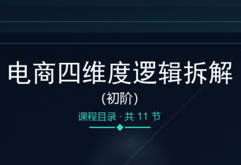 老木老师·电商四维度逻辑拆解(初阶)-盟主1站 - 热点知汇专注网赚项目资源知识聚汇