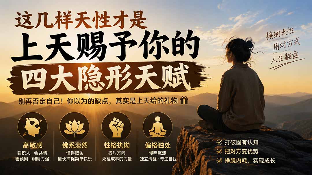 付费文章：这几样天性才是上天赐予你的四大隐形天赋-盟主1站 - 热点知汇专注网赚项目资源知识聚汇