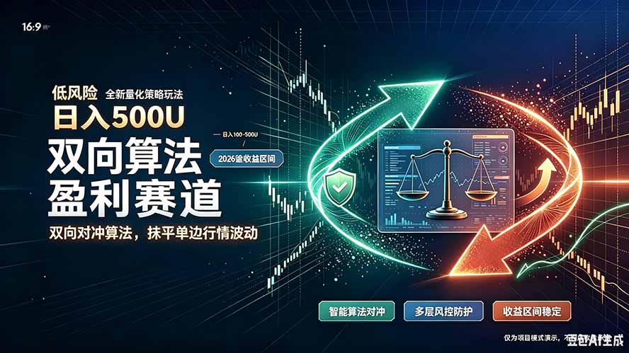 算法对冲/EA量化，日入500刀，躺着赚钱！你把它当做“自动提款机”，它把你就爆了-盟主1站 - 热点知汇专注网赚项目资源知识聚汇