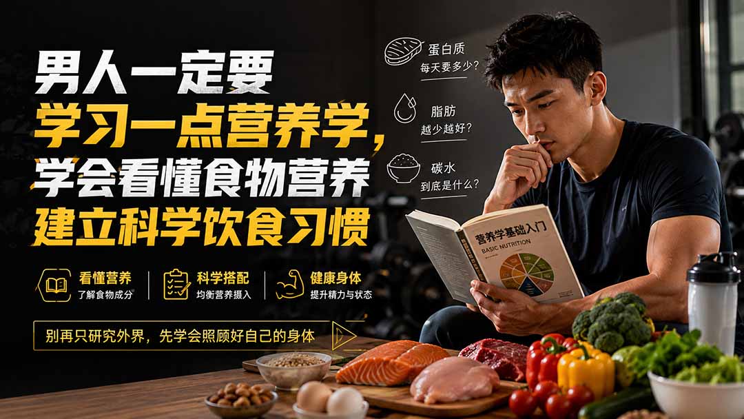 付费文章：男人一定要学习一点营养学，学会看懂食物营养建立科学饮食习惯-盟主1站 - 热点知汇专注网赚项目资源知识聚汇
