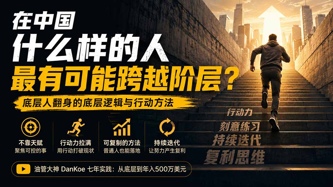 付费文章：在中国什么样的人最有可能跨越阶层？底层人翻身的方法！-盟主1站 - 热点知汇专注网赚项目资源知识聚汇