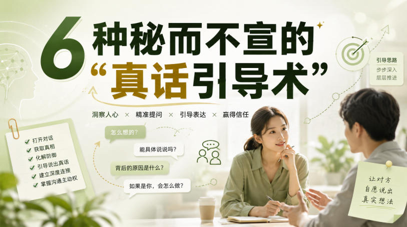 付费文章：6种秘而不宣的“真话引导术”-盟主1站 - 热点知汇专注网赚项目资源知识聚汇
