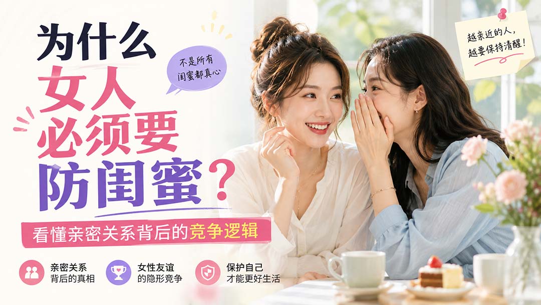 付费文章:为什么女人必须要防闺蜜?看懂亲密关系背后的竞争逻辑-盟主1站 - 热点知汇专注网赚项目资源知识聚汇