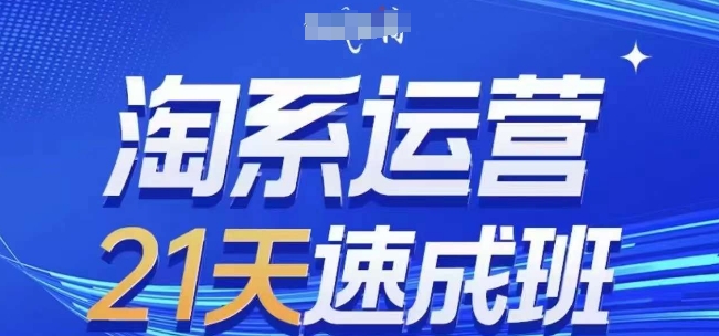 淘系运营21天速成班，0基础轻松搞定淘系运营，不做假把式，快速复制落地(更新26年8月)-盟主1站 - 热点知汇专注网赚项目资源知识聚汇